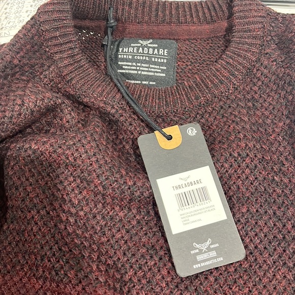 Vintage threadbare sweater L - Picture 4 of 5